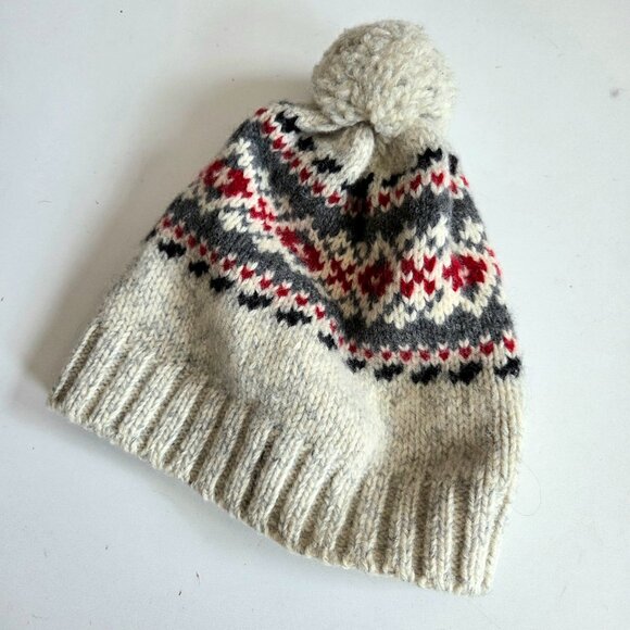 100% Pure Wool winter tuque hat. - Picture 2 of 6